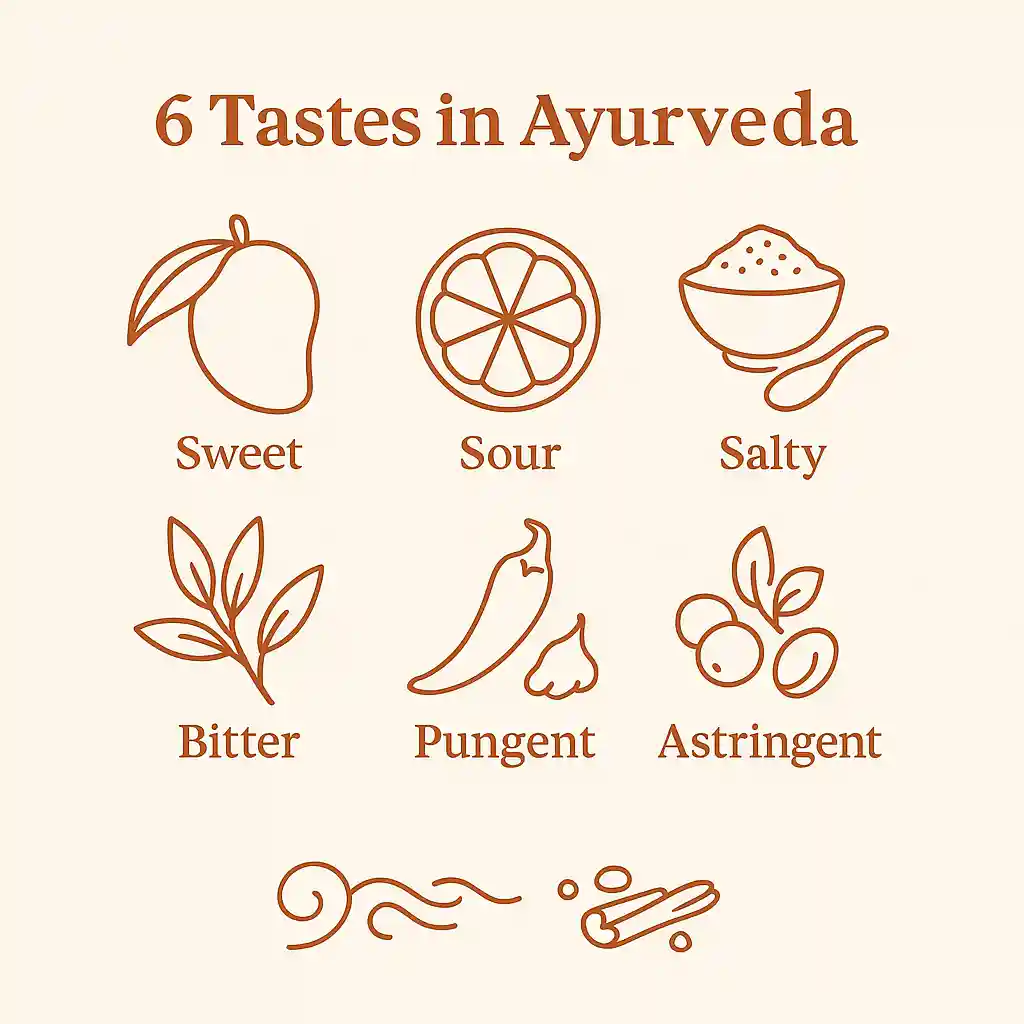 The 6 Tastes in Ayurveda: Understanding Rasa and Your Dosha